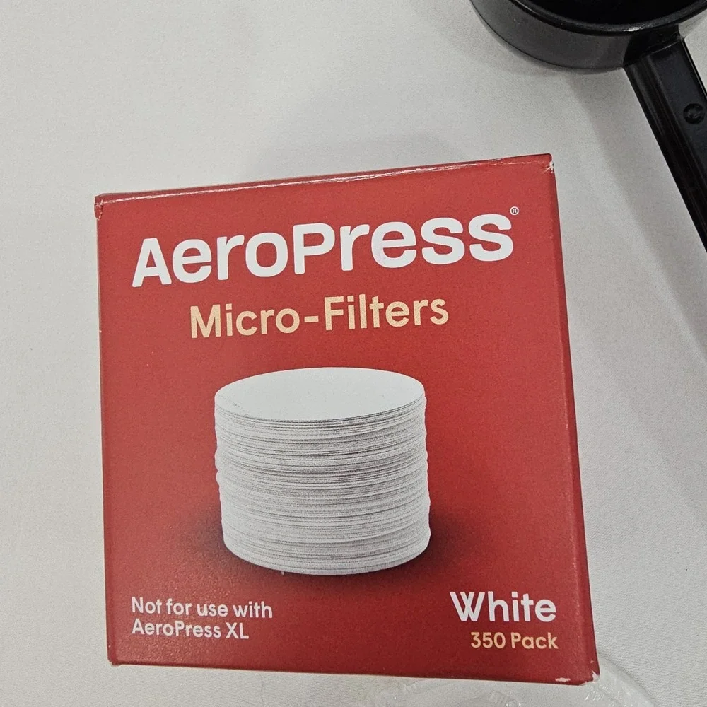 AeroPress Coffee Press, French Press, Pour-Over/Espresso + 350Ex Filters-No Box
